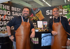 Christian Lensen  en Joost Castenmiller presenteerden bij Wijndragers trots het onlangs overgenomen biologische merk Van TON. Christian: "Dit is een supermooi merk en een mooie aanvulling op ons aanbod", aldus Christian, directeur van de mosterd- en sauzenfabriek uit Zwolle.